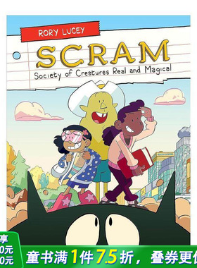 【预售】SCRAM:真实与魔法生物协会（平装） SCRAM: Society of Creatures Real and Magical  英文儿童漫画 英语拓展阅读进口书