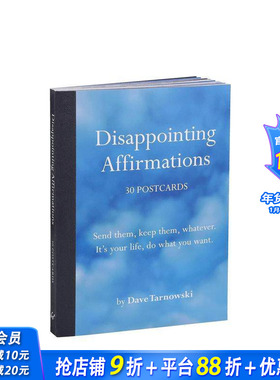 【预售】失望的肯定（明信片） Disappointing Affirmations: 30 Postcards 原版明信片 正版进口书