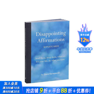 【预售】失望的肯定（明信片） Disappointing Affirmations: 30 Postcards 原版明信片 正版进口书