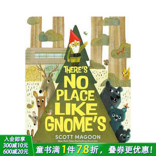 Place 进口童书 没有地方比地精家更温暖 英文儿童插画科普故事绘本 Gnome Like There 现货
