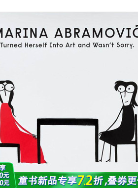 【现货】玛丽娜·阿布拉莫维奇把自己变成了艺术品也不后悔 行为艺术先驱 女性艺术家Marina Abramovic英文儿童艺术启蒙绘本进口书