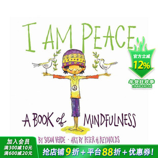 【预售】【成长能量】静心小练习：正念启蒙 I Am Peace: A Book of Mindfulness 英文儿童插画故事绘本 进口童书 SEL启蒙