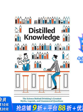 【预售】蒸馏的智慧：饮酒传言背后的科学 Distilled Knowledge 原版英文餐饮生活美食 正版进口书