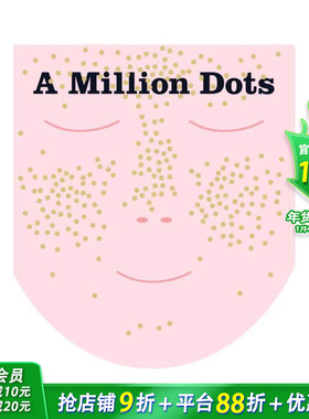 【预售】一百万个点A Million Dots 儿童学前数学英语早教启蒙绘本 英文原版 Sven Volker