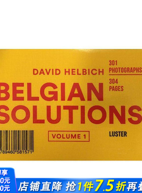【预售】比利时方案(苐一卷) Belgian Solutions Vol 1 原版英文摄影作品集 正版进口书