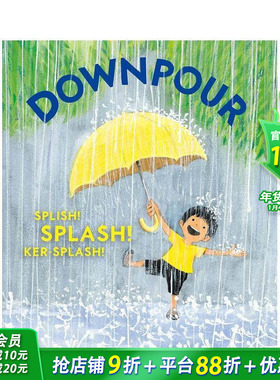 【现货】倾盆大雨 Downpour 英文儿童插画故事绘本 进口童书 Red Comet Press