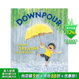 【现货】倾盆大雨 Downpour 英文儿童插画故事绘本 进口童书 Red Comet Press
