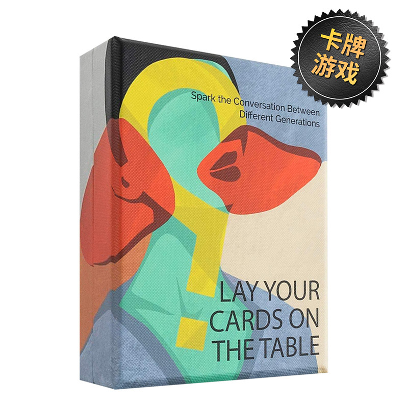 【现货】【9789063695651】卡牌游戏：Lay Your Cards on The Table 激发话题游戏卡 桌游热场真心话