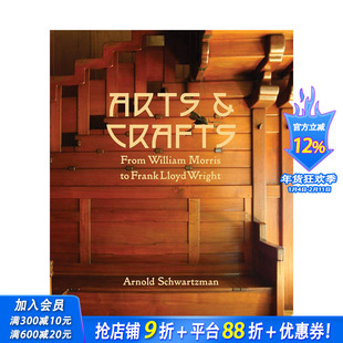 【现货】英文原版 艺术和手工艺：威廉·莫里斯到弗兰克·劳埃德·赖特 Arts and Crafts 建筑设计 正版进口书籍画册 善优图书