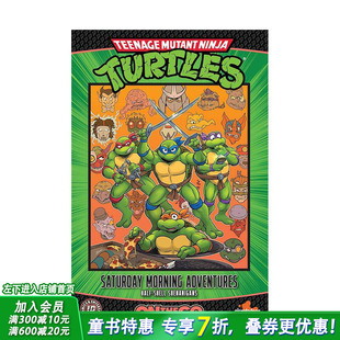 【预售】忍者神龟：周六早晨大冒险——出发：龟壳小闹剧 ?Teenage Mutant Ninja Turtles英文儿童漫画故事 英语拓展阅读进口书