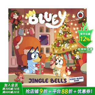 【预售】布鲁伊:铃儿响叮当 Bluey: Jingle Bells 艾美奖儿童节目 牧羊犬冒险故事 圣诞 英文儿童插画故事绘本 进口童书