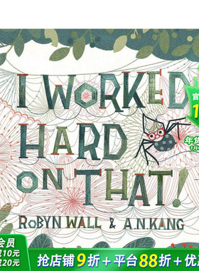 【预售】我很努力 I Worked Hard On That! 英文儿童故事绘本 进口童书