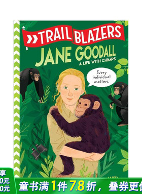 【预售】开拓者:珍·古道尔 Trailblazers: Jane Goodall 英文儿童插画故事绘本 进口童书