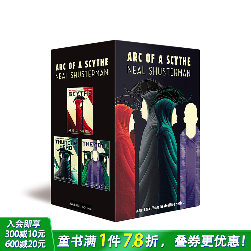 【预售】英文原版 大镰刀三部曲套装（3册套装） Arc of a Scythe Boxed Set 青少年小说文学阅读 12岁+ 儿童英语进口图书