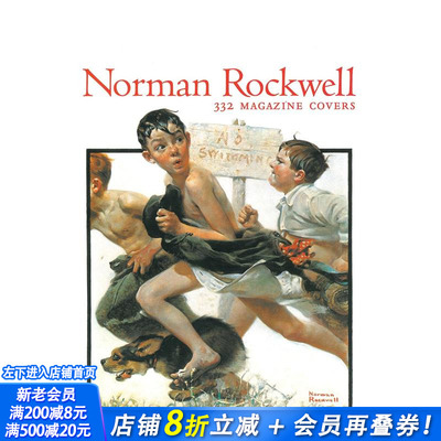 【预售】诺曼·罗克韦尔的杂志封面合集 Norman Rockwell’s Magazine Covers 原版英文艺术画册画集 正版进口书