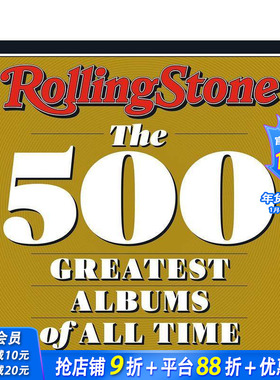 【现货】英文原版 滚石乐队：500张伟大专辑 Rolling Stone : The 500 Greatest Albums of All Time 音乐生活正版进口书画册