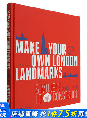 【现货】[T&H]制作属于你的伦敦标志 手工制作图书 5 Models to Construct