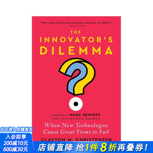 【预售】创新者的困境 新前言 The Innovator's Dilemma, with a New Foreword 原版英文商业行销 正版进口书
