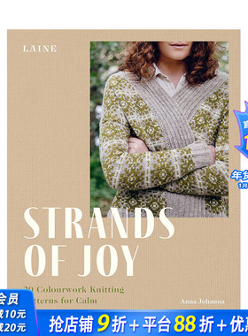 【现货】英文原版 喜悦之线：20 种彩色编织图案 Strands of Joy: 20 Colourwork Knitting Patterns for Calm英文进口原版书