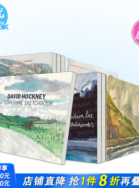 【现货】大卫·霍克尼:约克郡 水彩画册 【RA水彩速写本系列 多册选拍】英文原版进口书籍 David Hockney: A Yorkshire Sketchbook