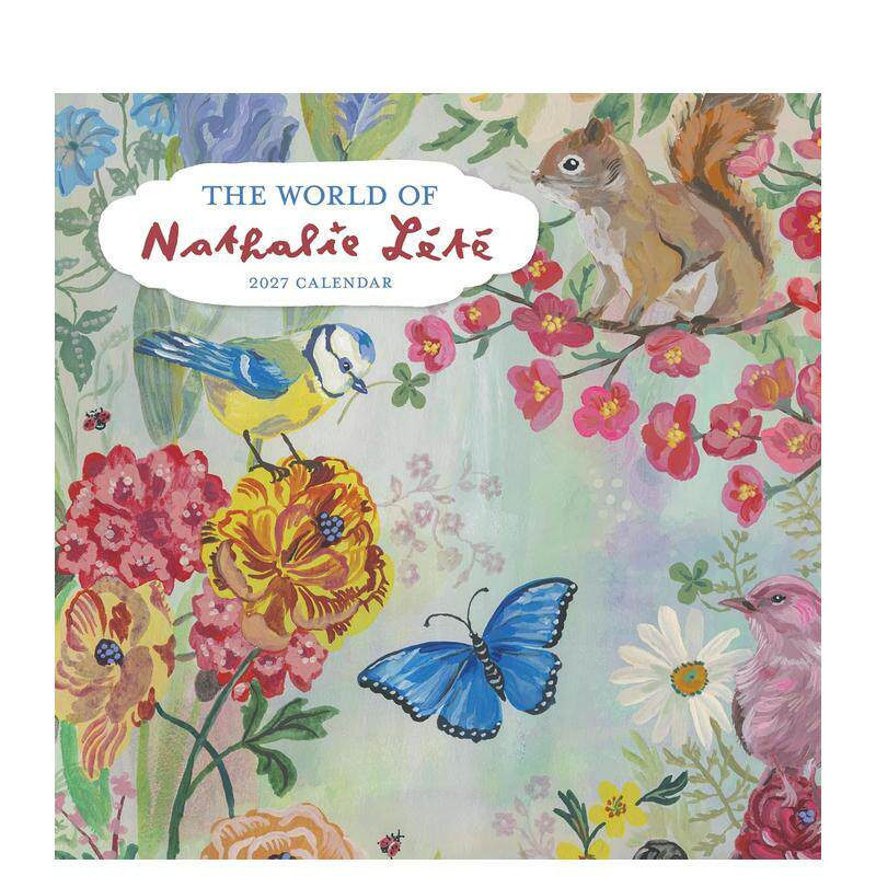 【预售】【日历】纳塔莉·莱特的世界 2027年挂历 The World of Nathalie Lété Wall Calendar 2027 正版进口文创周边