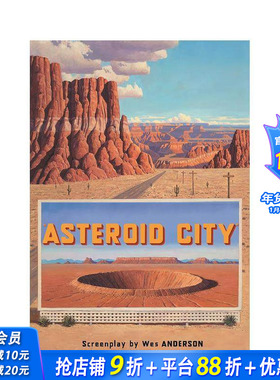 【预售】韦斯·安德森 小行星城 电影剧本（平装） 【Wes Anderson Screenplays】Asteroid City 原版英文生活 正版进口书