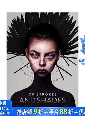 【现货】英文 笔触与阴影：劳拉-H-鲁宾艺术插画集 Strokes&Shades:The secrets of digital art by Laura H. Rubin 进口书