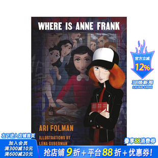 【现货】安妮日记 欧洲电影奖*佳动画片提名 Where Is Anne Frank 原版英文漫画 正版进口书籍 善优图书
