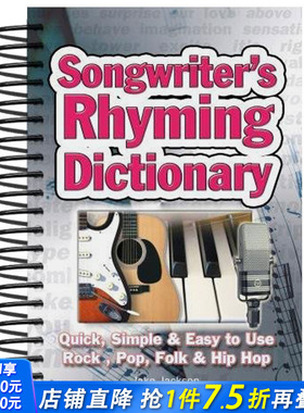 【现货】Songwriter’s Rhyming Dictionary 作曲家的押韵手册