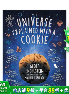 【现货】用饼干解释宇宙 The Universe Explained with a Cookie 12岁+英文趣味科普 英语拓展阅读进口书