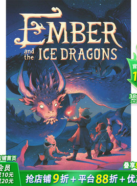 【现货】 Ember and the Ice Dragons，烬和冰龙 英文原版图书籍进口正版 Fawcett 儿童分阶阅读