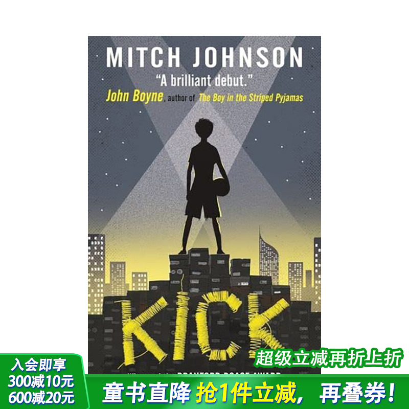 【预售】英文原版 踢 Kick 儿童英语章节桥梁故事小说 10岁以上 进口图书 善优童书