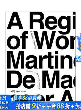 【预售】词汇记录：马丁·德·马塞内尔建筑师事务所 A Register of Wording ...原版英文建筑设计 正版进口书