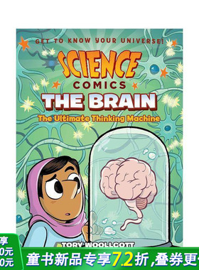 【预售】大脑：思维机器 【Science Comics】The Brain: The Ultimate Thinking Machine 英文儿童漫画故事 英语拓展科普进口童书