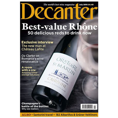 订阅 Decanter（酒瓶） 英国英文原版 葡萄酒饮食杂志 年订12期 E061 年订12期