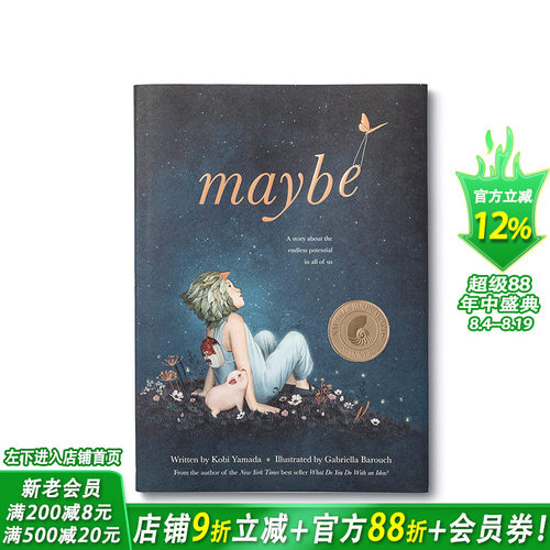 【现货】英文原版 也许 Maybe 英语儿童故事插画绘本 精装进口图书 善优童书