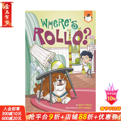 【预售】Where’S Rollo?罗洛在哪儿? 英文原版儿童故事阅读章节书【善优童书】