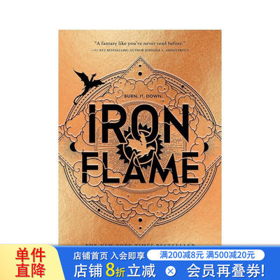 【预售】铁焰 Iron Flame 原版英文文学小说 正版进口书