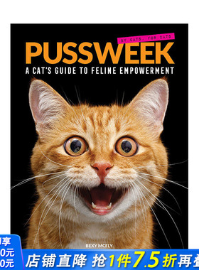 【现货】Pussweek 喵星人日报 为猫咪准备的生活指南 趣味宠物知识摄影 英文原版