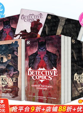 【现货多册选拍】蝙蝠侠：侦探漫画：哥谭夜曲1-5册：序曲/第一二三幕/插曲 英文漫画书Batman:Detective Comics Gotham Nocturne
