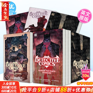 【现货多册选拍】蝙蝠侠：侦探漫画：哥谭夜曲1-5册：序曲/第一二三幕/插曲 英文漫画书Batman:Detective Comics Gotham Nocturne