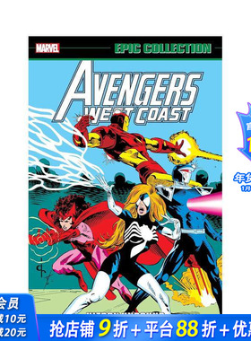 【预售】复仇者联盟西海岸史诗集：奥创无界 Avengers West Coast Epic Collection: Ultron Unbound 原版英文漫画书 正版进口书