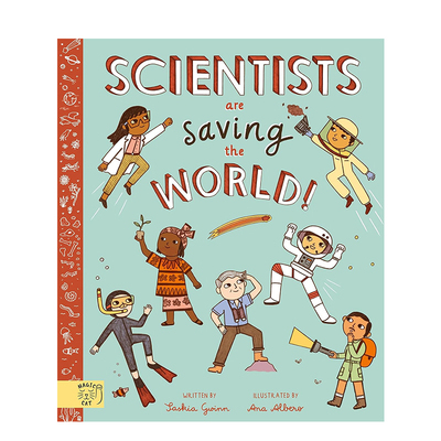 【现货】科学家正在拯救世界!  STEM启蒙 Scientists Are Saving the World! 英文儿童插画科普绘本 进口童书