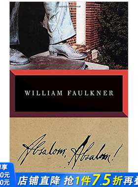 【现货】Absalom, Absalom 押沙龙,押沙龙！威廉·福克納 英文原版小说