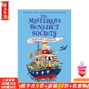 【预售】神秘的本笃会 险途之旅 The Mysterious Benedict Society and the Perilous Journey 英文小说故事 英语拓展阅读进口书