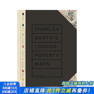 【现货】查尔斯·布茨社会评估调查:伦敦贫困人扣分布图 Charles Booth’s London Poverty Maps 原版英文社会科学 正版进口书