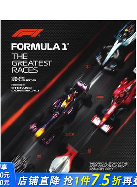 【预售】F1巅峰赛事经典 Formula 1: The Greatest Races 原版英文运动 正版进口书