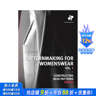 【预售】女装裁剪卷1：裙子 Patternmaking for Womenswear Vol1 原版英文服装设计 正版进口书