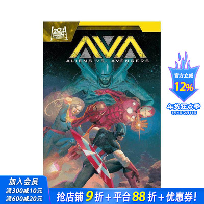 【现货】异形大战复仇者 Aliens vs. Avengers 原版英文漫画书 《蜘蛛侠》作者Jonathan Hickman 正版进口书