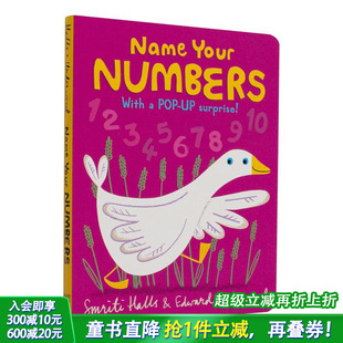 纸板书 现货 Your 英语儿童趣味互动绘本 进口图书 给数字命名 0岁 英文原版 善优童书 Name 启蒙认知 Numbers